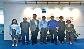 南京師范大學(xué)閭國(guó)年教授，親臨飛燕航空遙感進(jìn)行技術(shù)交流