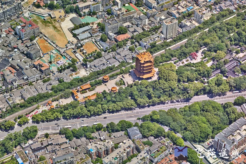 一樓一閣，均以數(shù)字化方式呈現(xiàn)——實(shí)景三維“復(fù)刻”大美武漢